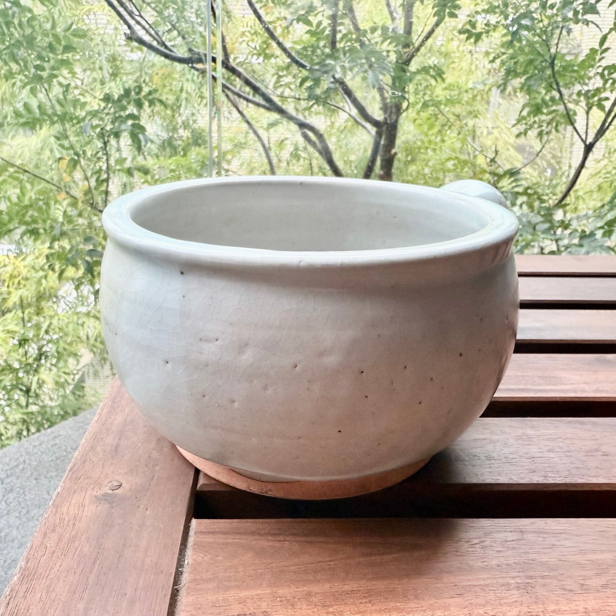 黄土よもぎ蒸し鍋壺｜国産丹波焼陶器｜MUUSUサロン品質｜