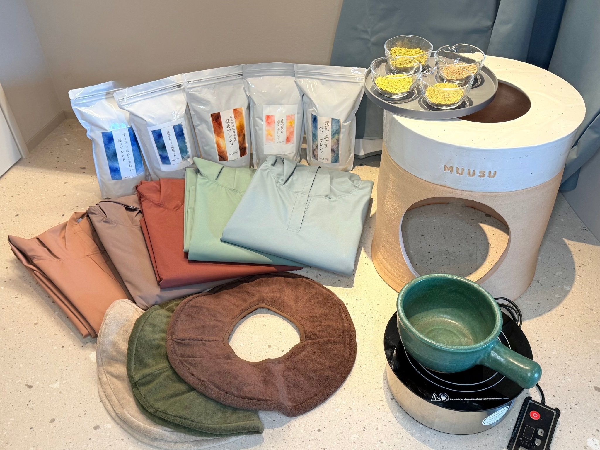 黄土よもぎ蒸し一式導入セット - よもぎ蒸し専門店　MUUSU SHOP